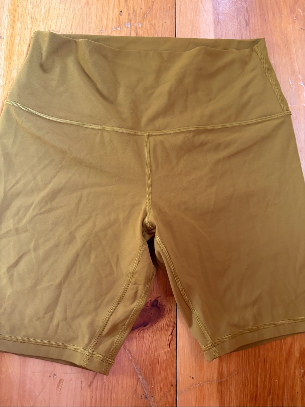 Lululemon Wunder Train High-Rise Short 6" size 10 Gold Spice - Picture 4 of 6